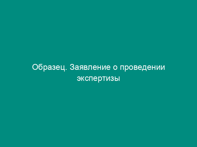Образец. Заявление о проведении экспертизы обоснованности недополучения или задержки поступления товаров по импорту